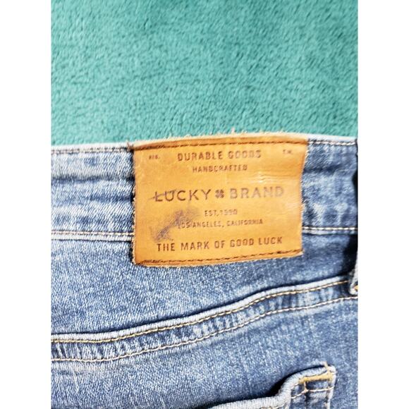 Lucky Brand Jeans Size 8 Womens Blue Stretch Pant Denim Mid Rise Ava Skinny - Picture 13 of 14